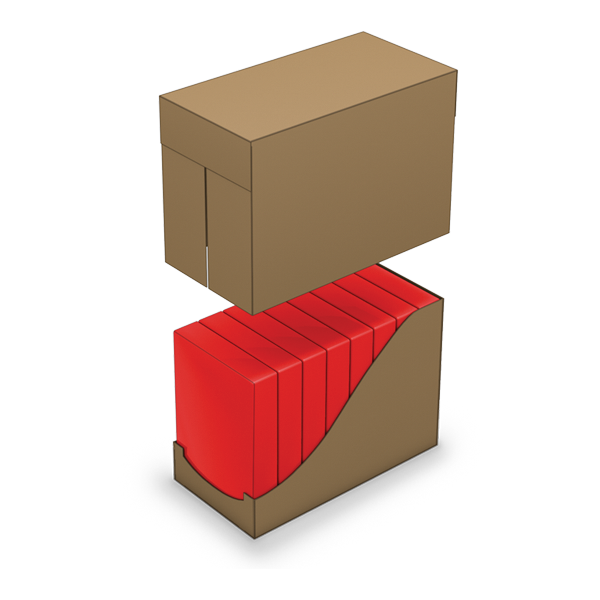 horizontal-load-retail-ready-tray-half-slot-lid-cartons""