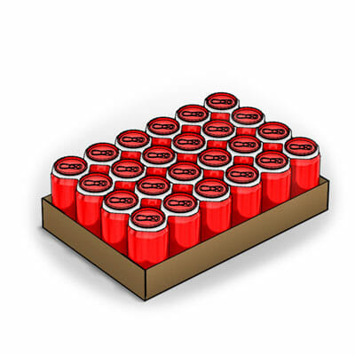 Tray 24-count Cans