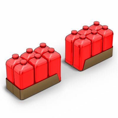Tray 6-pack Jugs